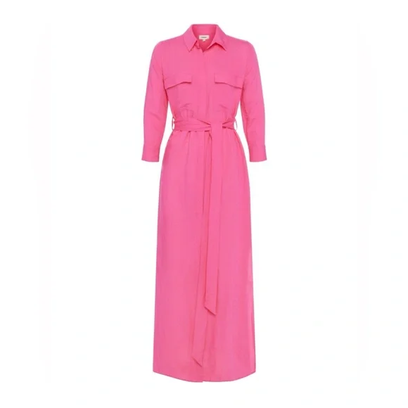 Nwt L’AGENCE Cameron Long Shirt Dress - Picture 8 of 9